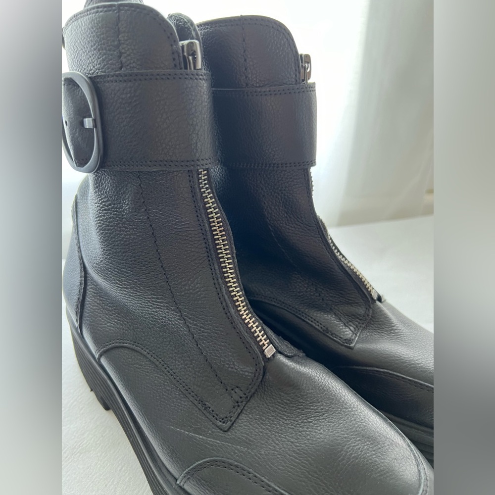 Paul Green Palani Zip Boot In Black Women’s Size 85 New - Picture 9 of 13